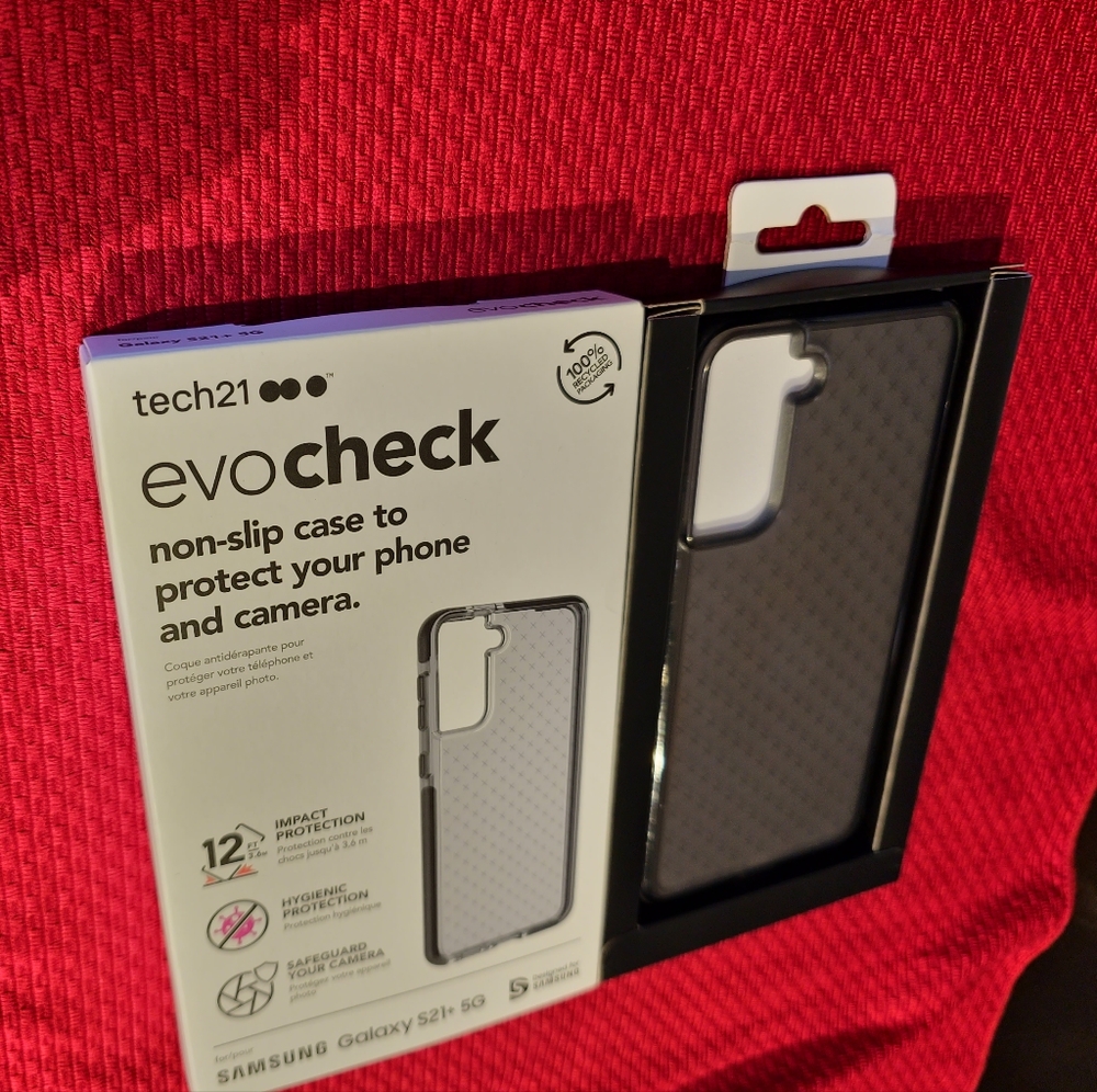 Tech 21 Evo Check Fitted Soft Shell Case for Galaxy S21+ 5G